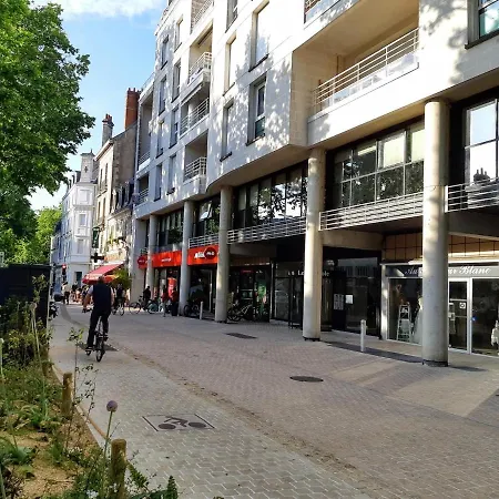 Beau T1 Calme En Centre Parking Terrasse * 图尔